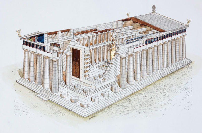 Парфенон капитель. Капитель Парфенона. Целла Парфенона. Храм Парфенон в Афинах мрамор. Парфенон в Афинах реконструкция.